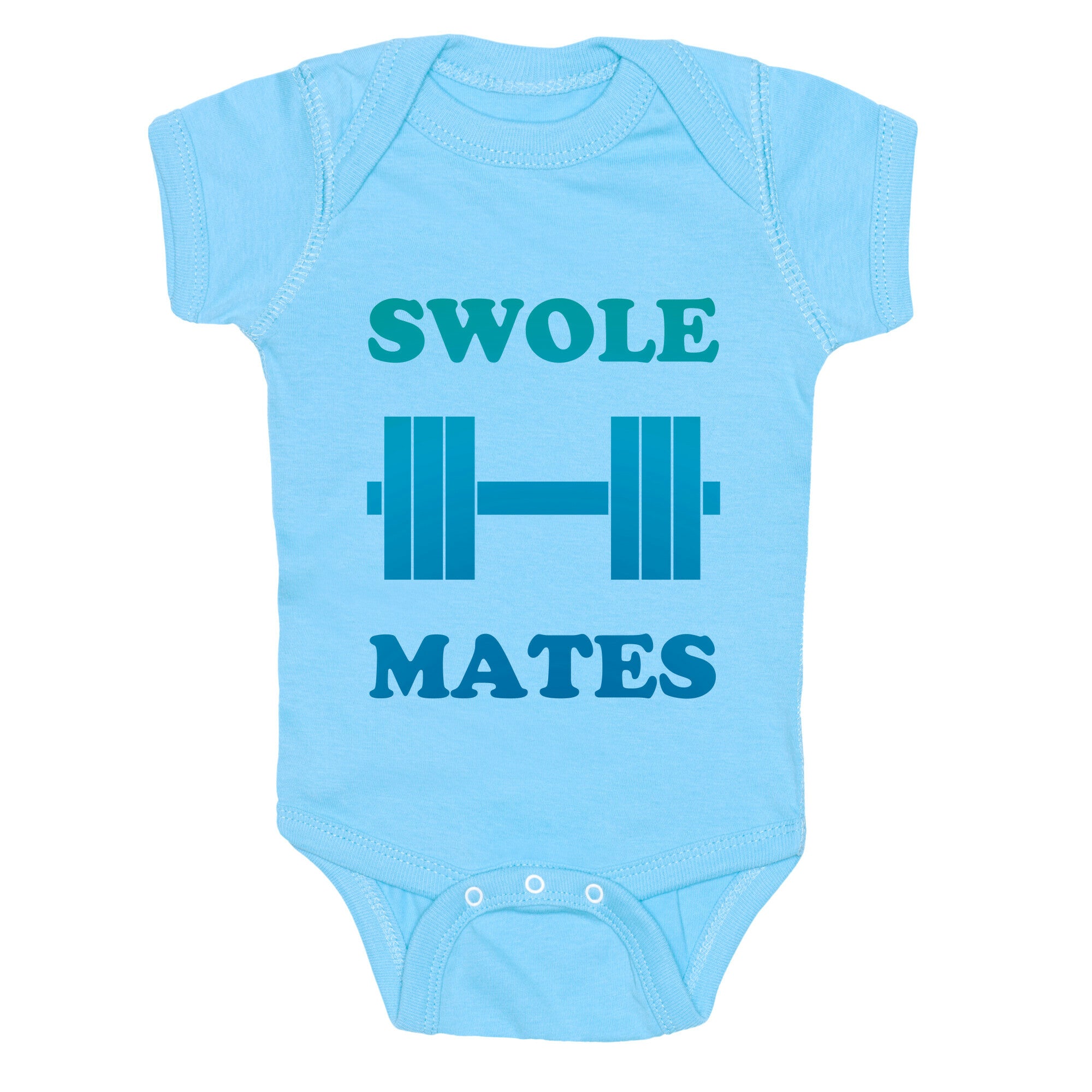 Swole Mates (his) Baby One Piece